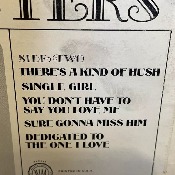 The Lennon Sisters Somethin' Stupid (Vinyl, 1967) Dot Records DLP-25797 VG LP - Picture 5 of 5